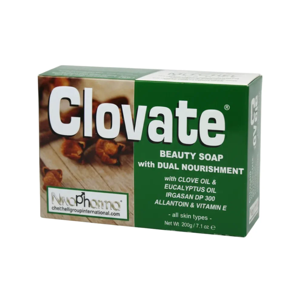 Clovate Moisturising Soap 200g | Antibacterial Deep Cleansing & Odor Control