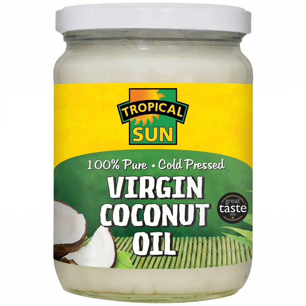 Coconut Oil 100% Pure Cold Pressed Virgin 480ml | Hair & Skin Nourishing Oil