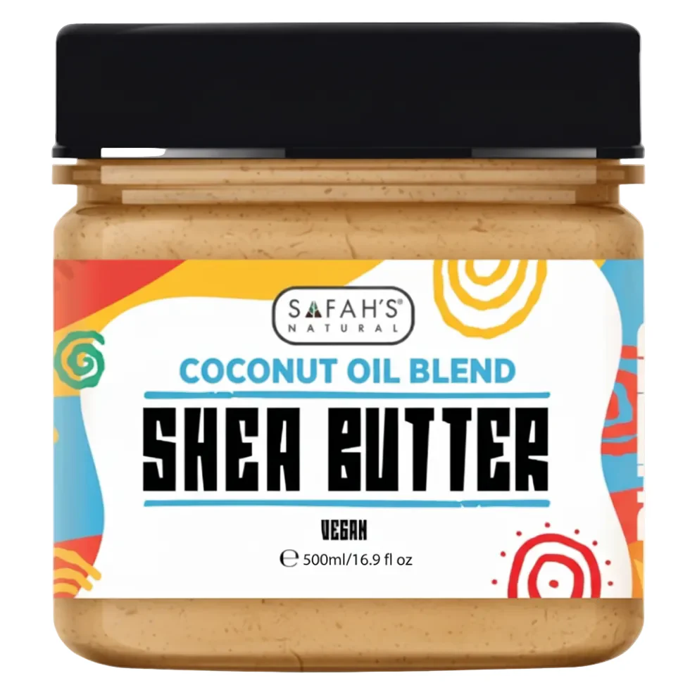 Coconut Oil Blend Shea Butter 500ml | Deep Moisturizing Skin & Hair Care Oil