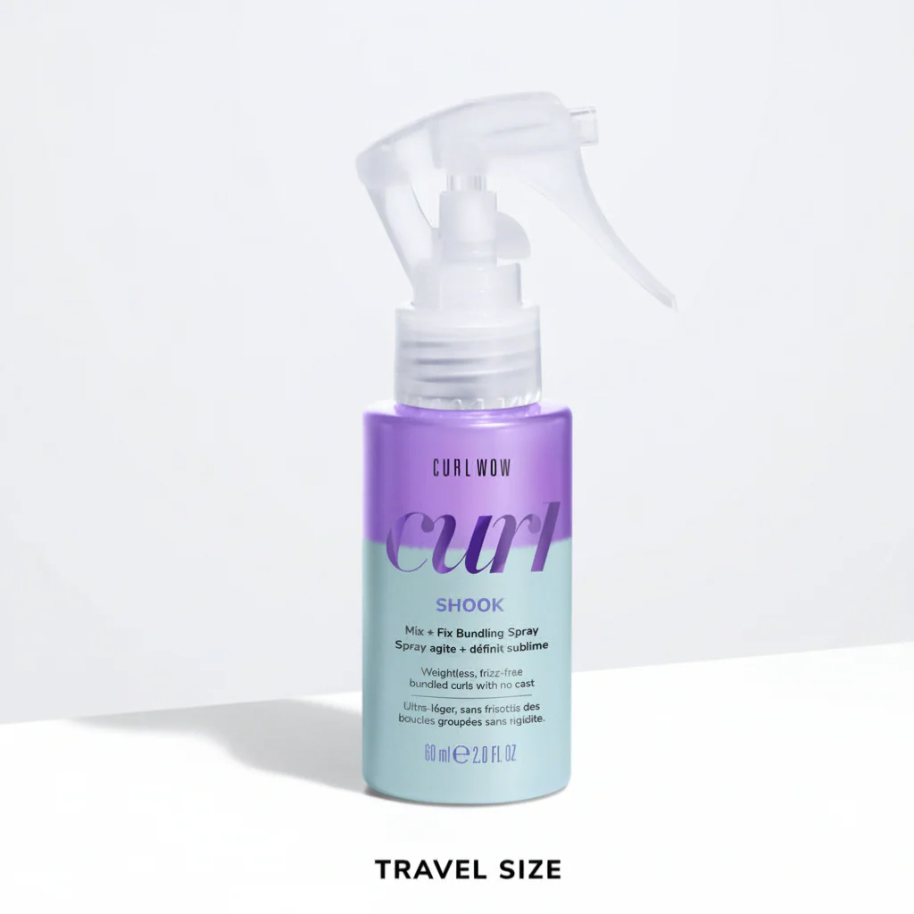 Curl Wow SHOOK Mix & Fix Bundling Spray – Frizz-Free, Glossy, Defined Curls - Image 4