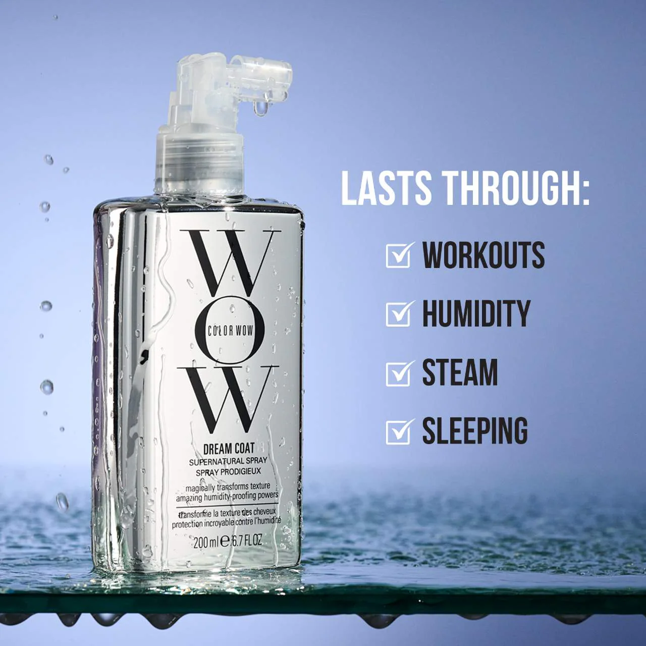 COLOR WOW Mini Dream Coat Supernatural Spray 50ml – Anti-Frizz, Humidity-Proof, Silky Glossy Hair - Image 3