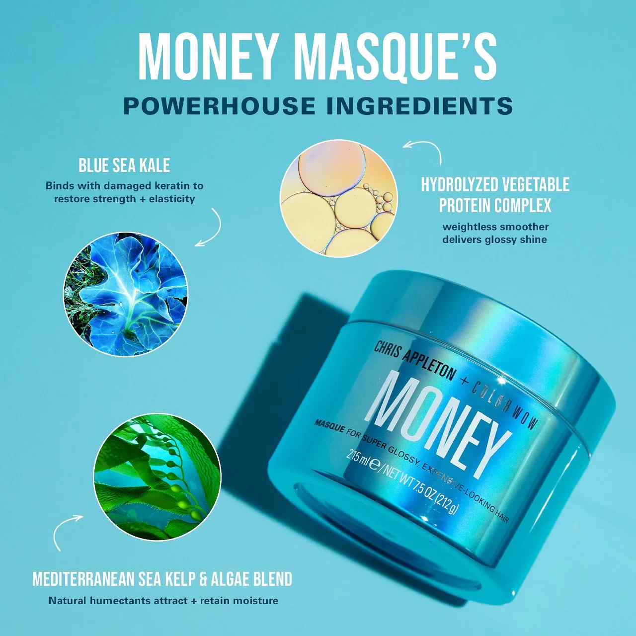 COLOR WOW Money Mask 215 ml – Deep Hydrating & Strengthening Hair Treatment for Healthy, Glossy Hair - Image 5