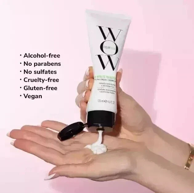 Color Wow One Minute Transformation Styling Cream 120ml – Instant Frizz Control & Shine - Image 2