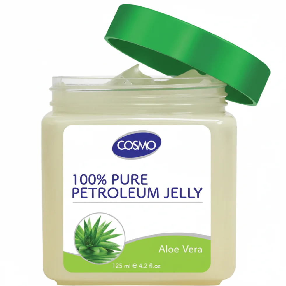 COSMO Aloe Vera Petroleum Jelly 125ml | Soothing Hydration for Skin & Lips