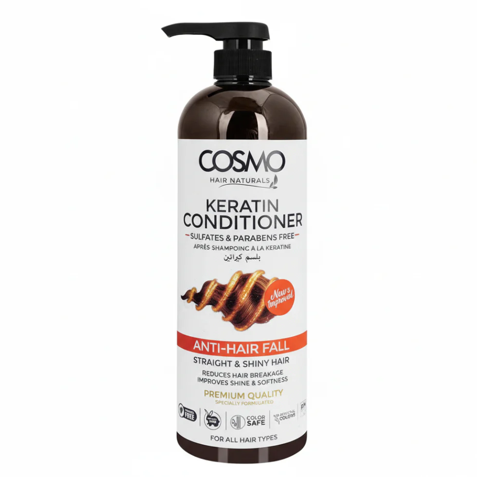Cosmo Anti Hair Fall Keratin Conditioner 1000ml | Strengthen & Reduce Breakage
