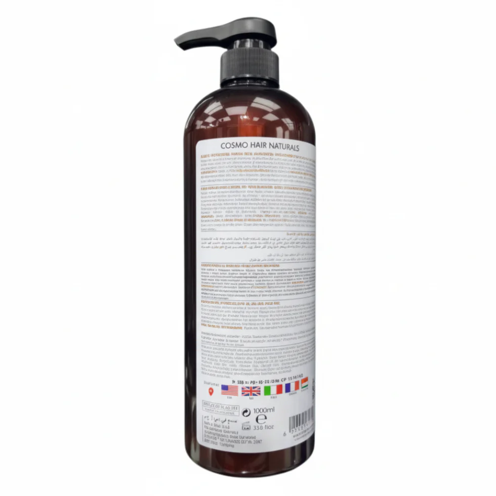 Cosmo Argan Oil & Wheat Protein Shampoo 100ml | Strengthen & Repair Care - Image 2