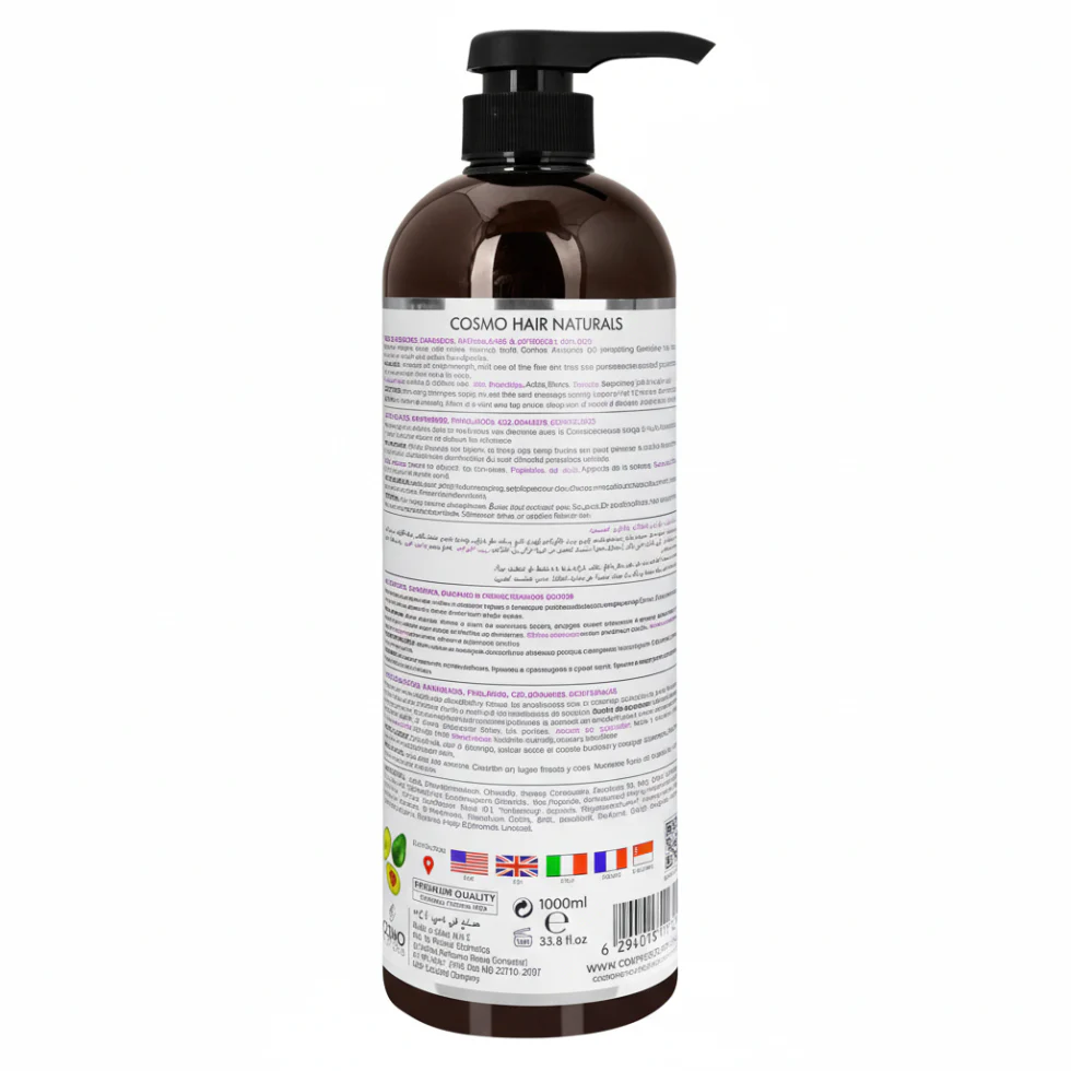 Cosmo Avocado Soothing Conditioner 1000ml | Hydrating Care for Dry Hair - Image 3
