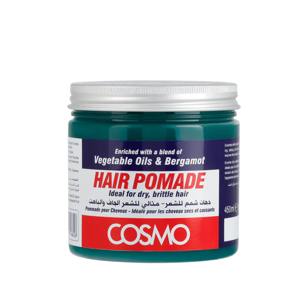 Cosmo Hair Pomade 450ml | Plant-Based Oils & Bergamot for Dry Brittle Hair - Image 3