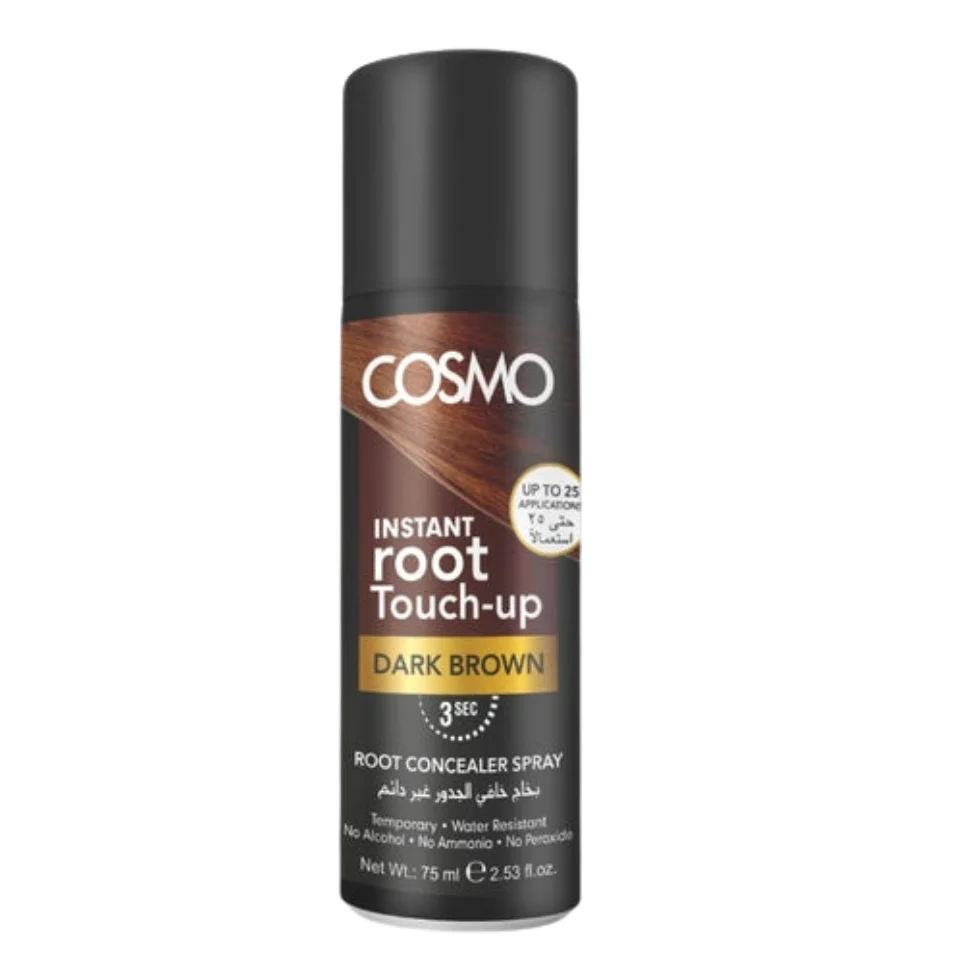 Cosmo Instant Root Touch-Up Hair Spray 75ml | Grey Coverage Spray - Image 2