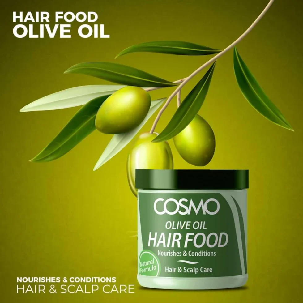 Cosmo Olive Oil Hair Food 170ml | Moisturizing & Strengthening Hair Care - Image 2
