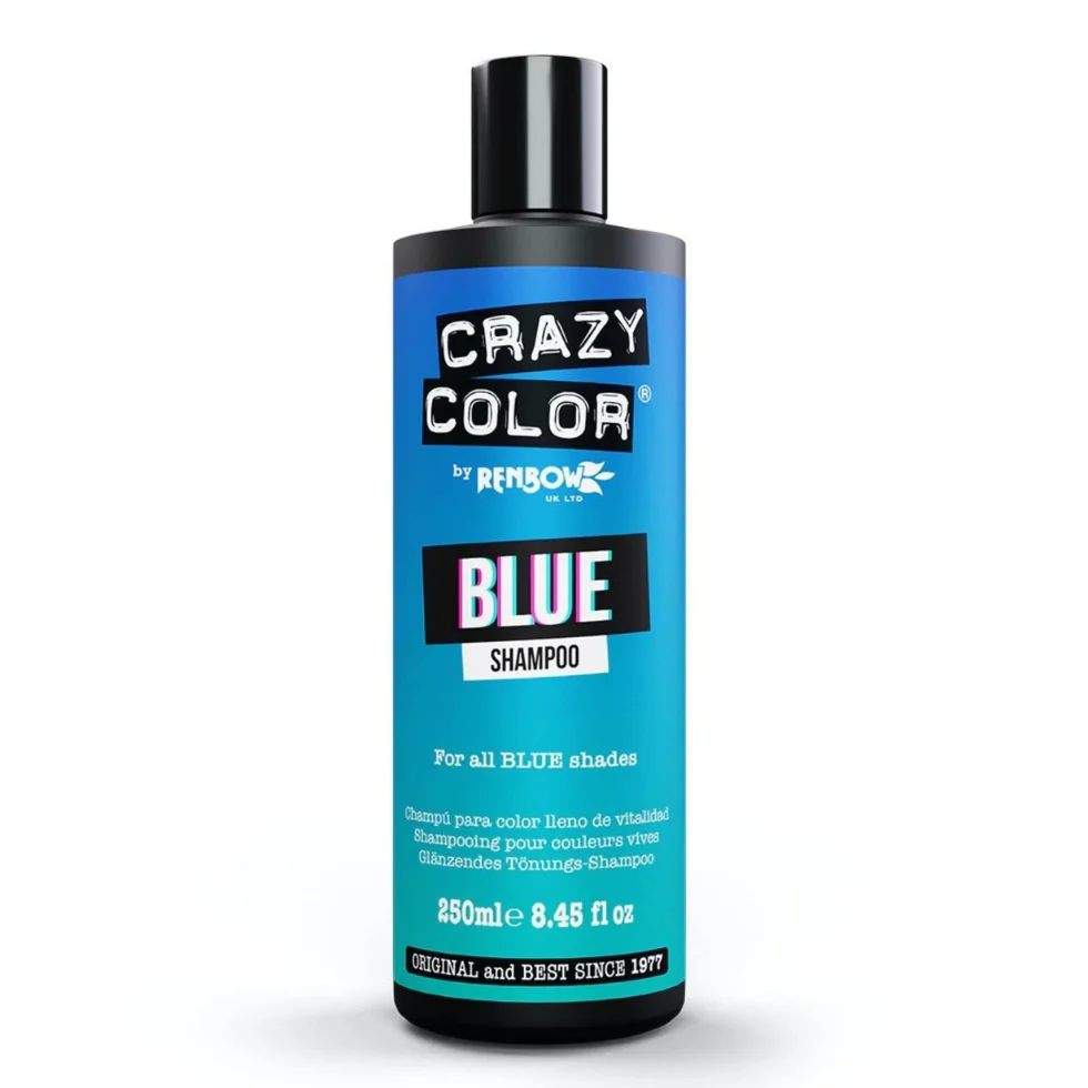 Crazy Color Blue Shampoo 250ml | Sulfate-Free Color Protect Shampoo