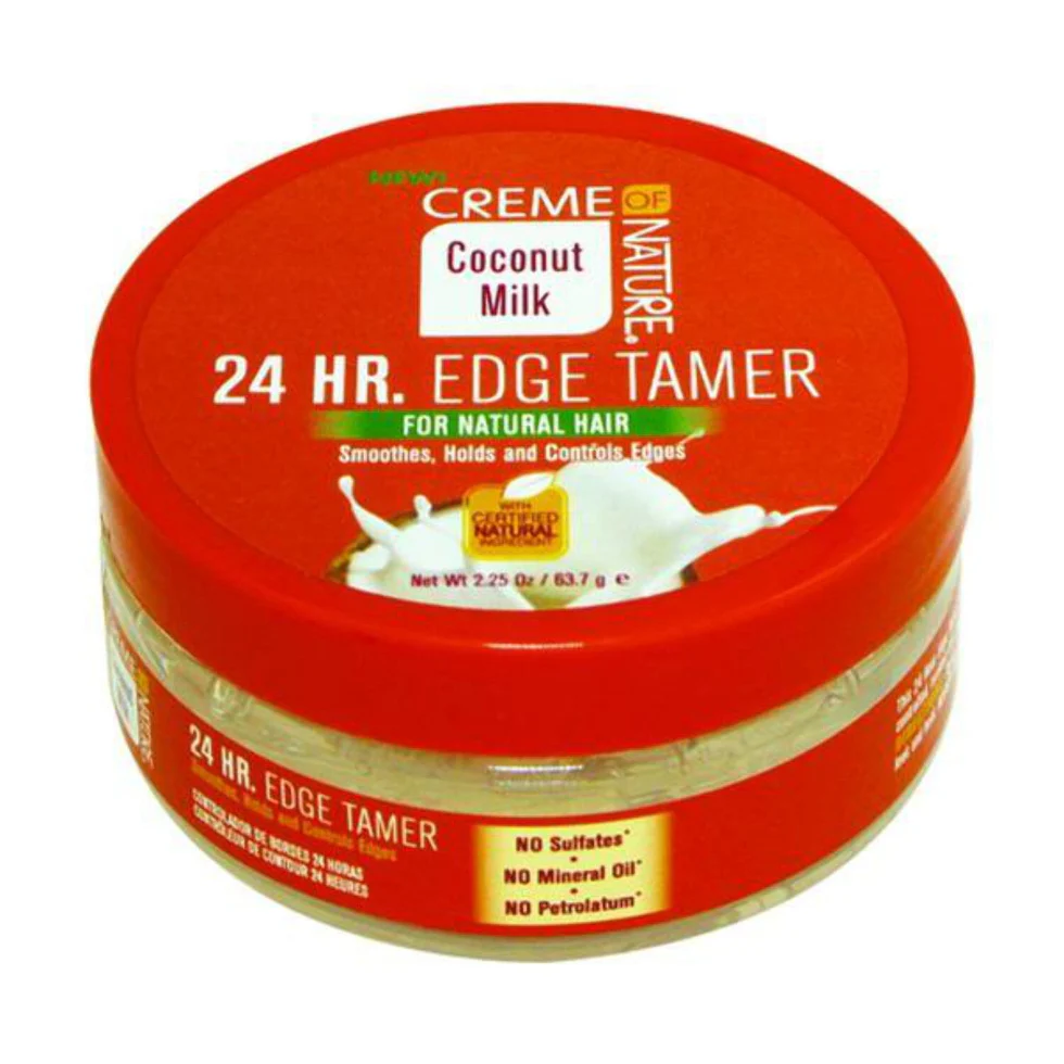 Creme Of Nature Coconut Milk Edge Tamer 2.25oz | 24HR Hold Smooth Edges