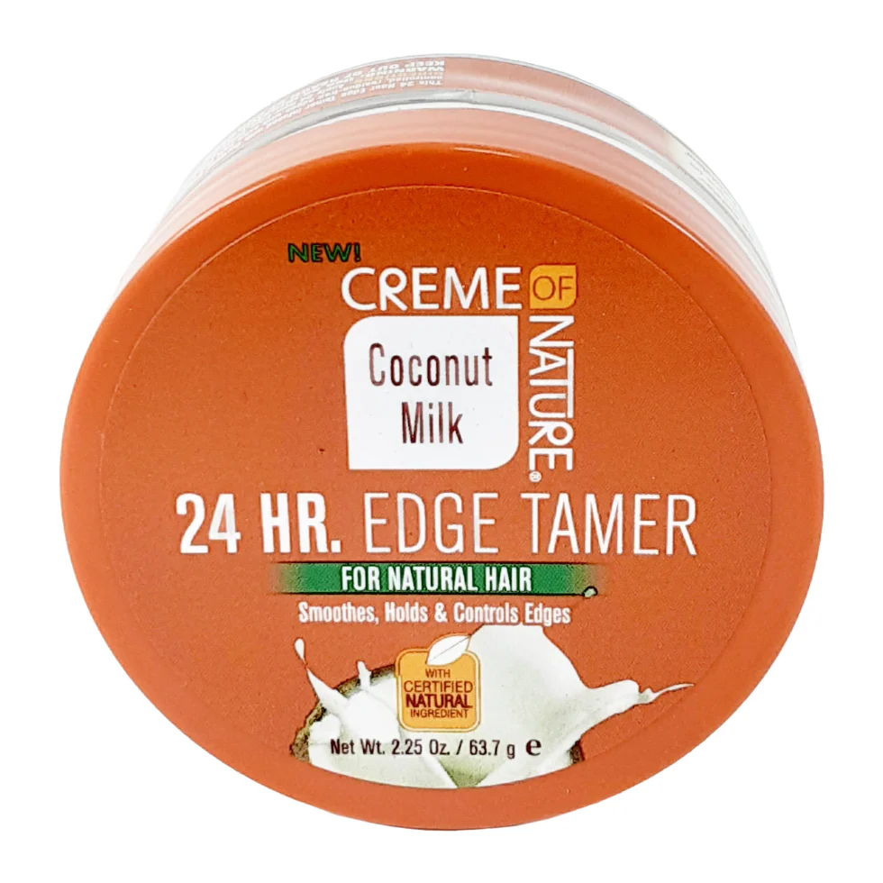 Creme Of Nature Coconut Milk Edge Tamer 2.25oz | 24HR Hold Smooth Edges - Image 2