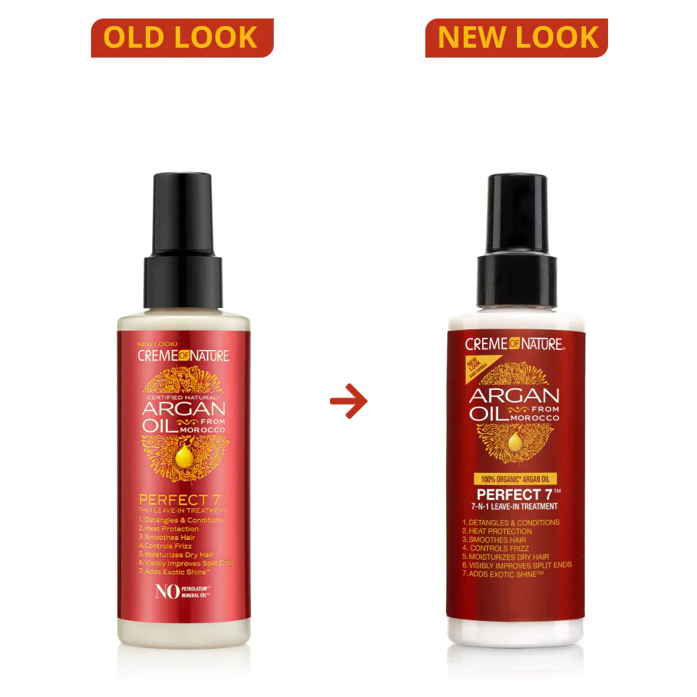 Creme Of Nature Argan Oil 7-in-1 Leave-In 150ml | Heat Protect & Frizz Control - Image 2
