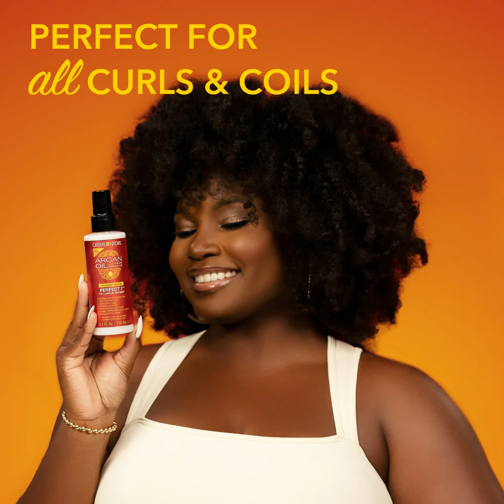 Creme Of Nature Argan Oil 7-in-1 Leave-In 150ml | Heat Protect & Frizz Control - Image 4