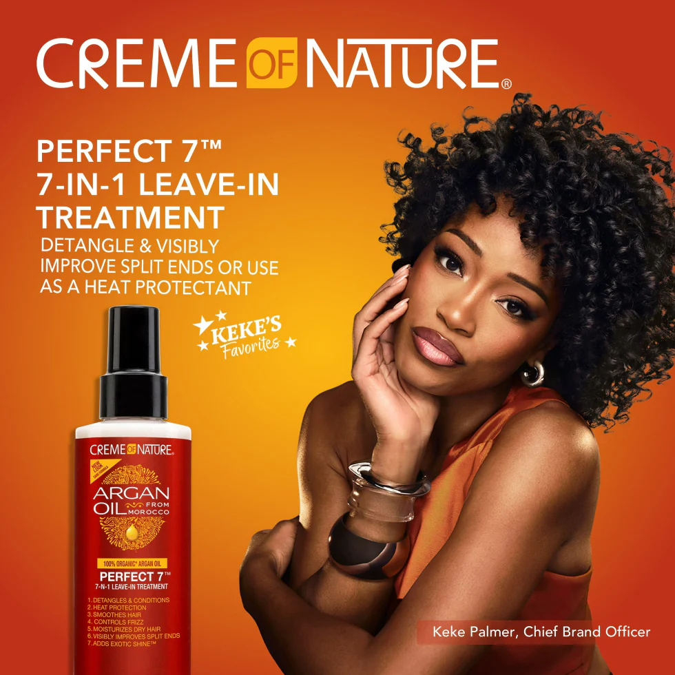 Creme Of Nature Argan Oil 7-in-1 Leave-In 150ml | Heat Protect & Frizz Control - Image 5