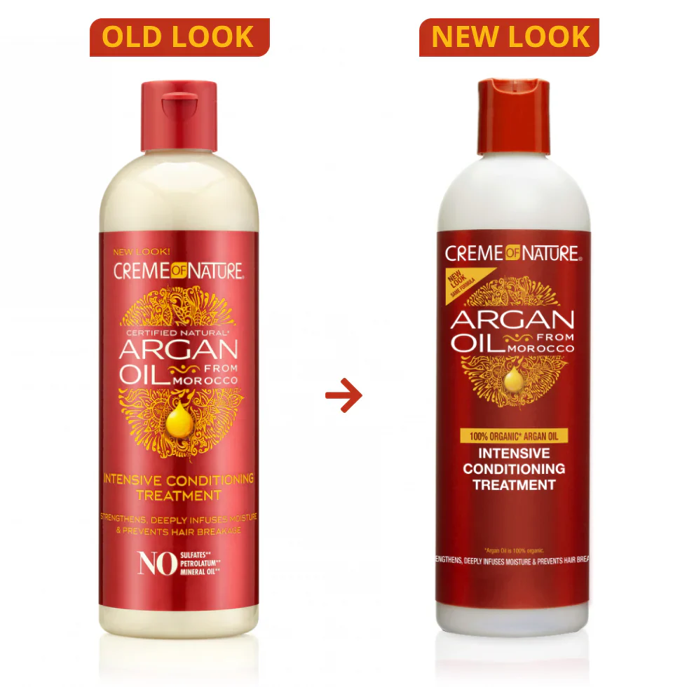 Creme Of Nature Argan Oil Intensive Treatment 591ml | Deep Repair & Hydration - Image 2