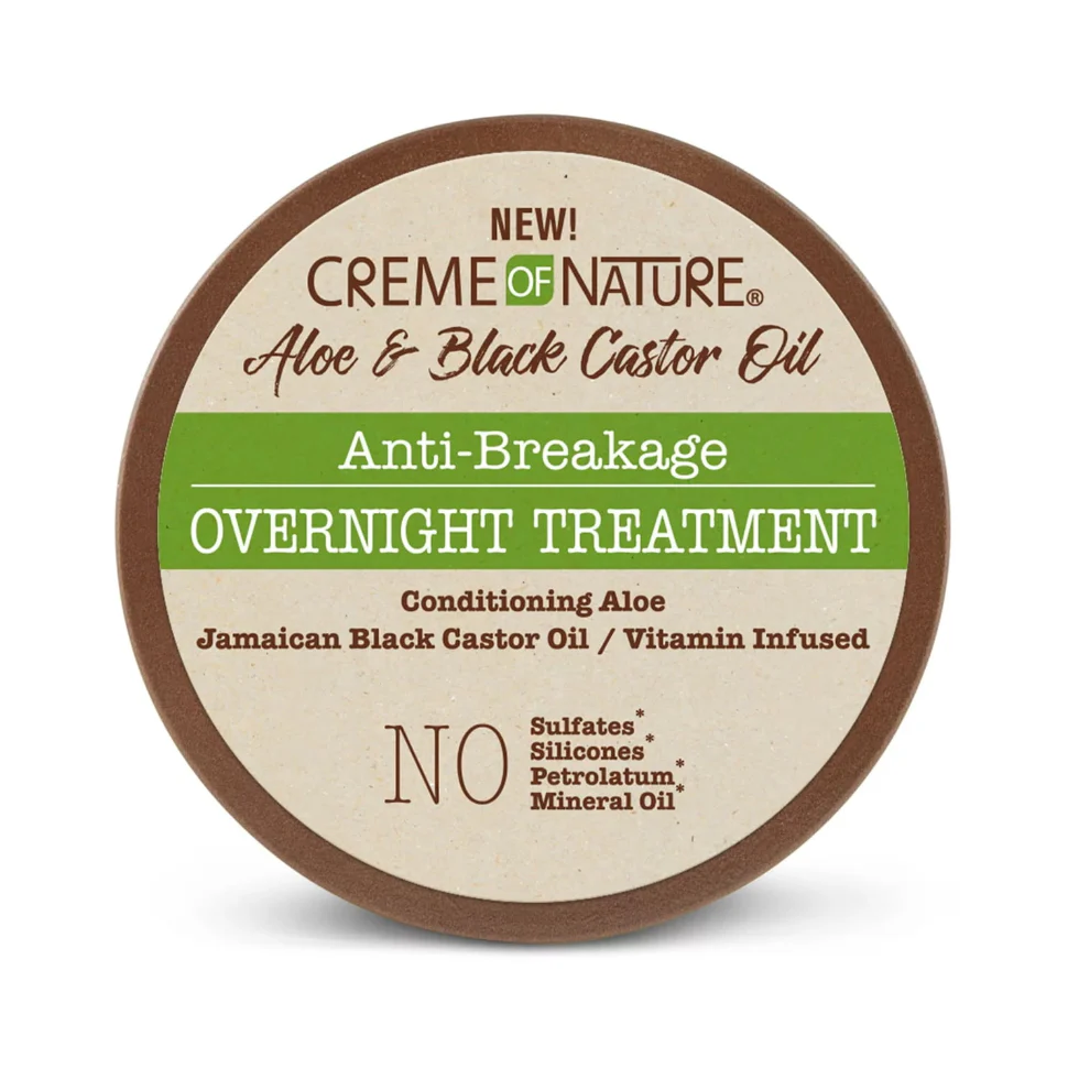 Creme Of Nature Aloe & Black Castor Oil Overnight Treatment 135g | Hair Repair - Image 3