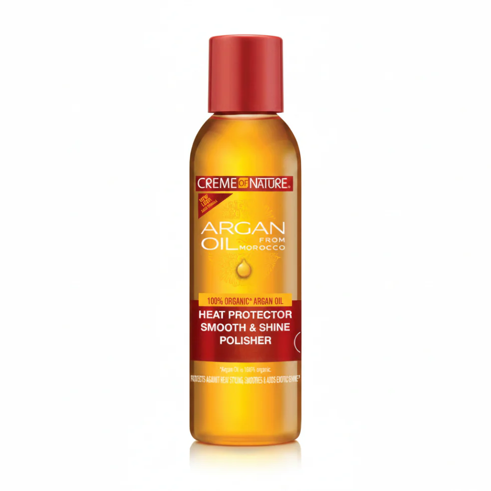 Creme Of Nature Argan Oil Heat Protector 118ml | Smooth Shine & Frizz Control
