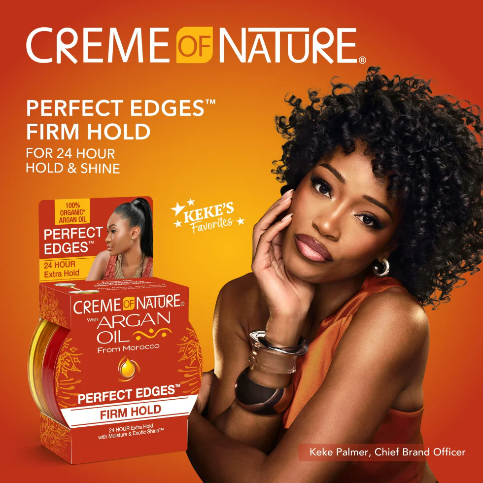 Creme Of Nature Perfect Edges Argan Oil 2.25oz | 24HR Extra Hold Moisture Shine - Image 3