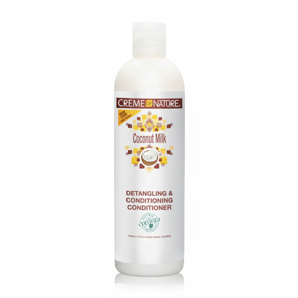 Creme Of Nature Coconut Milk Conditioner 12oz | Detangle & Hydrate Hair