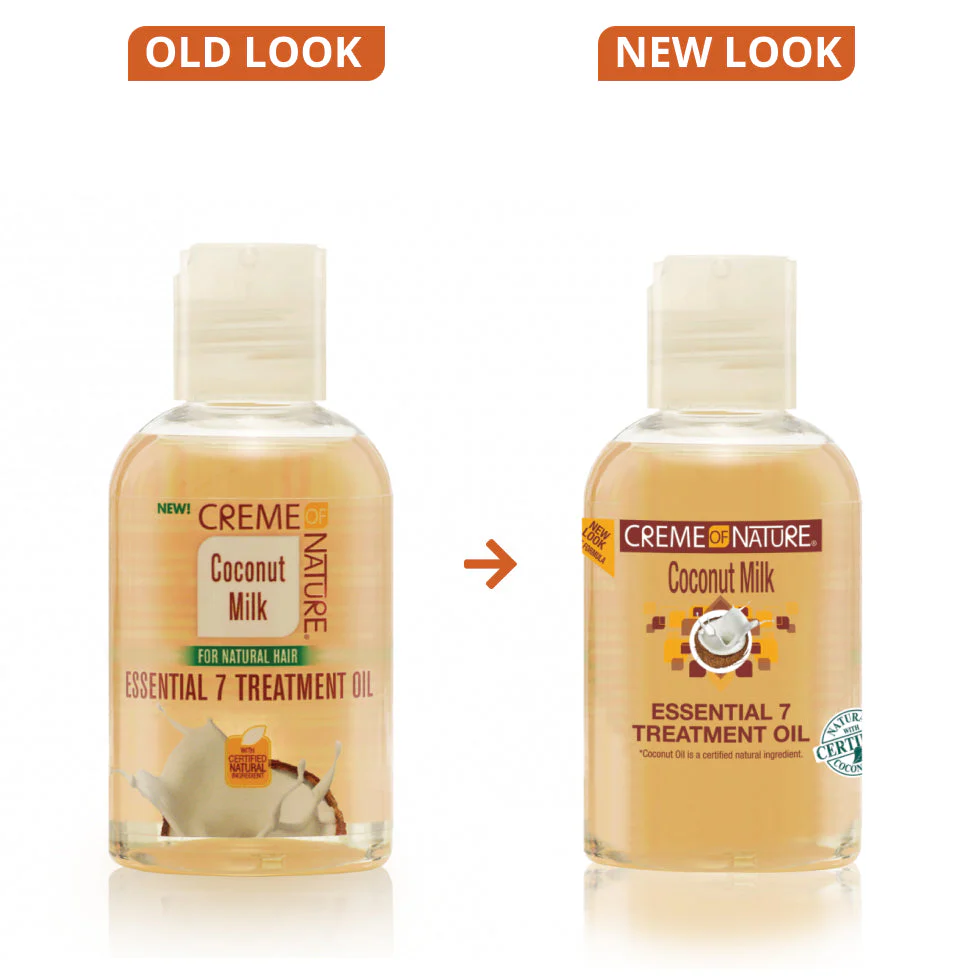 Creme Of Nature Coconut Milk Essential 7 Oil 4oz | Hydrate & Strengthen Hair - Image 2