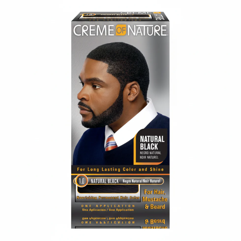 Creme of Nature Beard & Mustache Hair Color | Natural Long-Lasting Shades