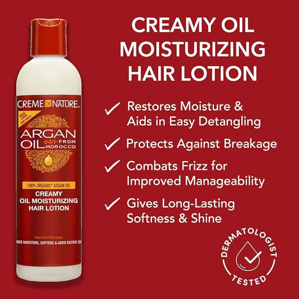 Creme Of Nature Argan Oil Creamy Hair Lotion 250ml | Hydrates & Smooths - Image 2