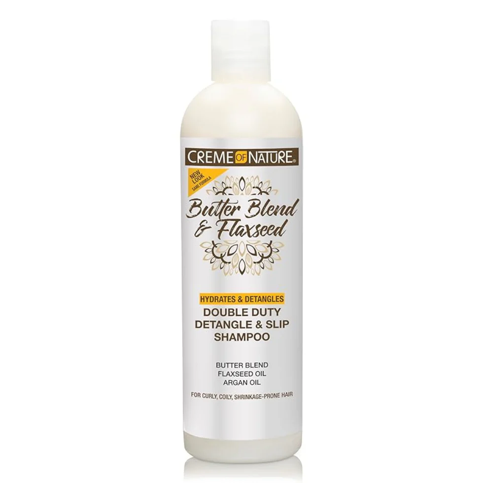 Creme Of Nature Double Duty Shampoo 355ml | Hydrate & Detangle Slip Cleanse