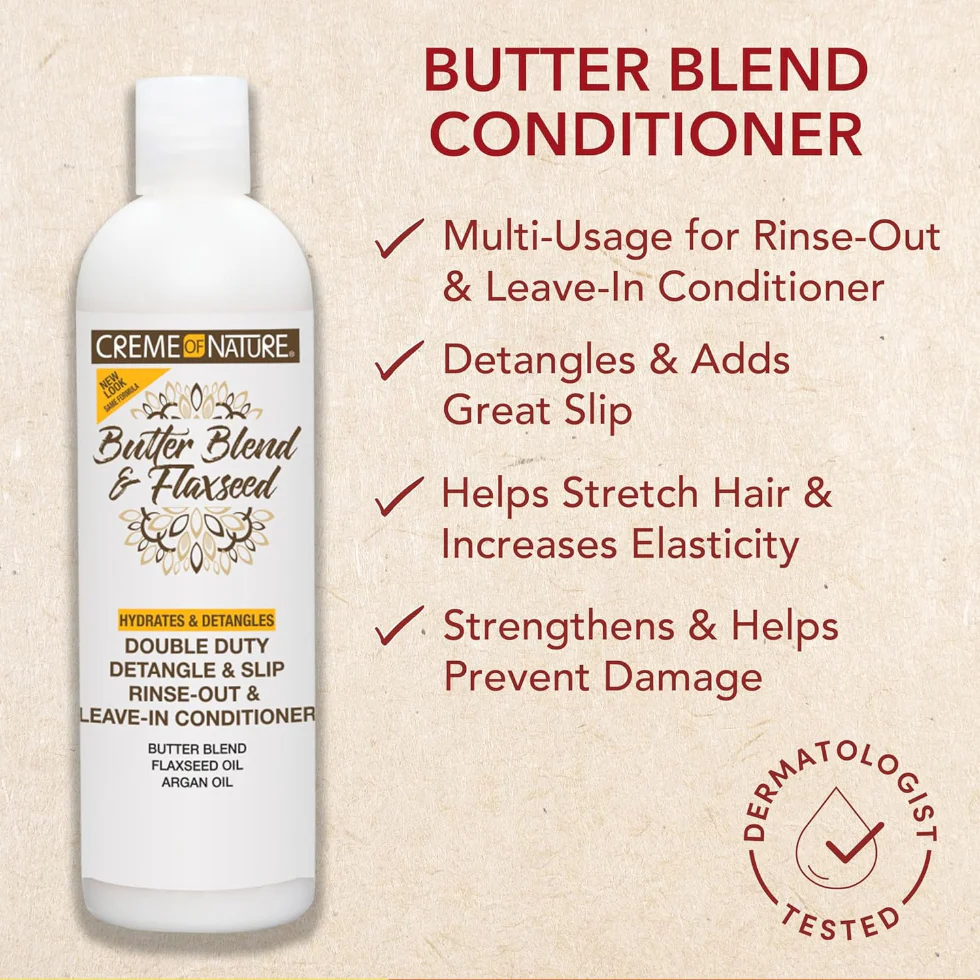 Creme Of Nature Double Duty Shampoo 355ml | Hydrate & Detangle Slip Cleanse - Image 5