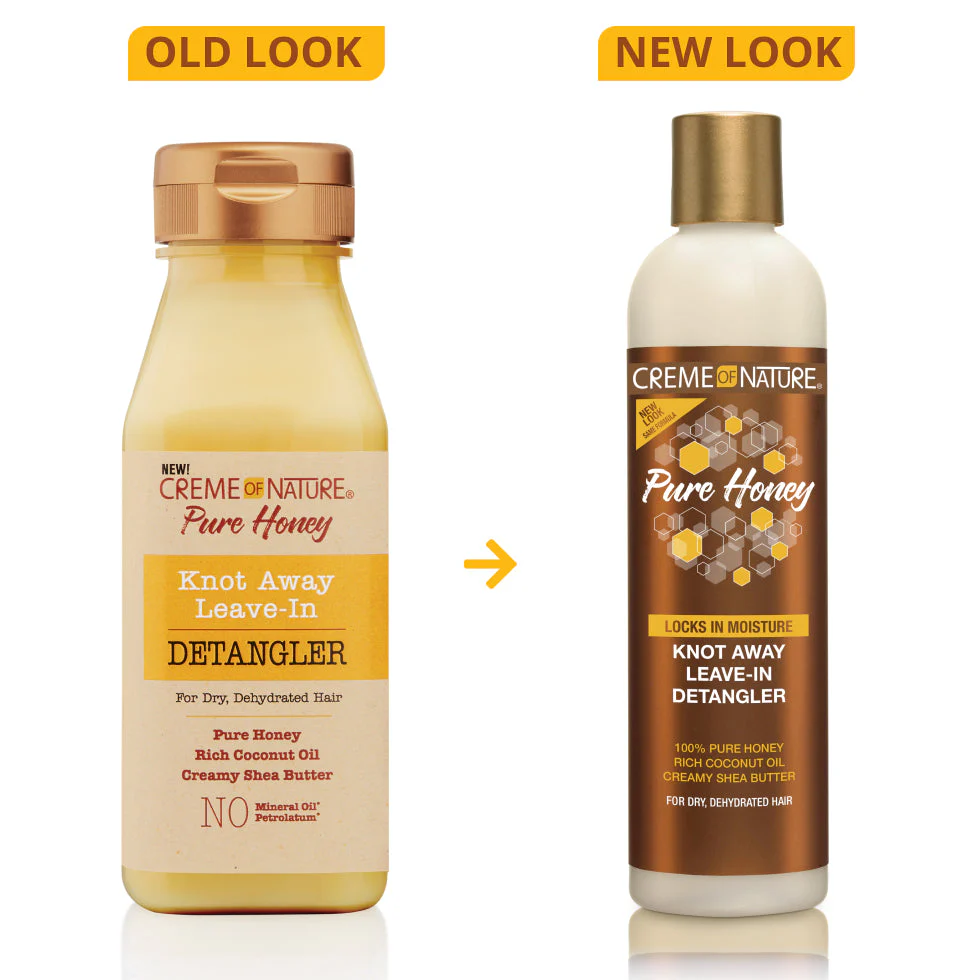 Creme Of Nature Pure Honey Knot Away Leave-In Detangler 236ml | Smooth & Detangle - Image 2