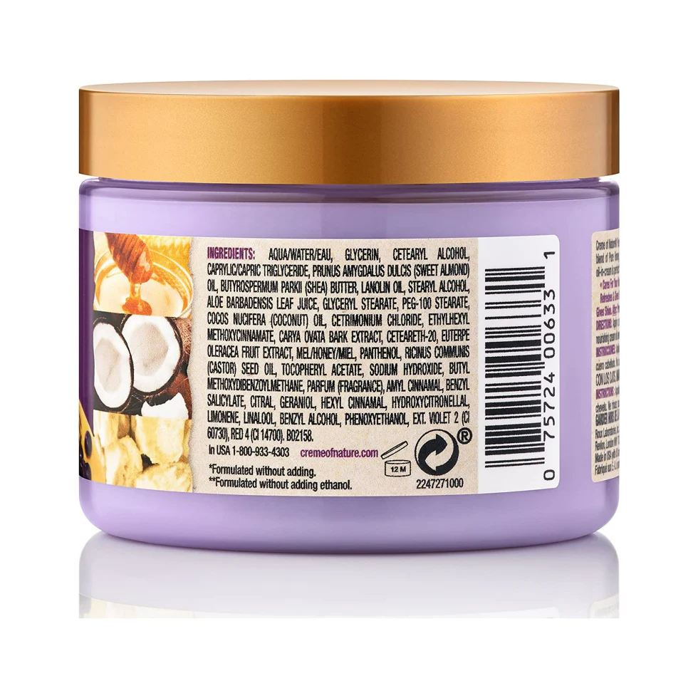 Creme Of Nature Pure Honey Cream Oil 135g | 24-Hour Damage Prevention Nourish - Image 3