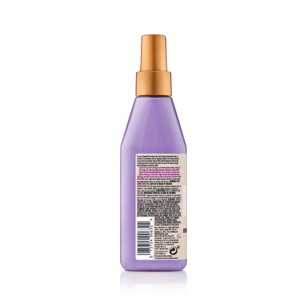 Creme Of Nature Pure Honey Leave-In Treatment 236ml | Damage Repair & Moisture - Image 3