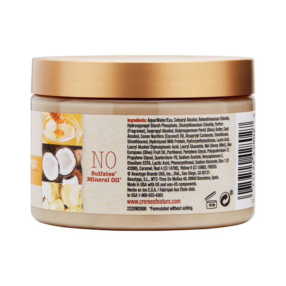 Creme Of Nature Pure Honey Hair Mask 326g | Moisture & Strength Repair - Image 4