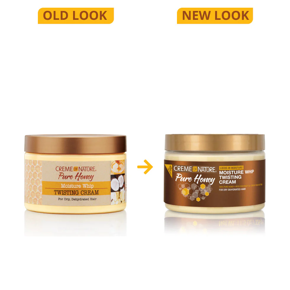 Creme Of Nature Pure Honey Twisting Cream 11.5oz | Soft Defined Curls - Image 2