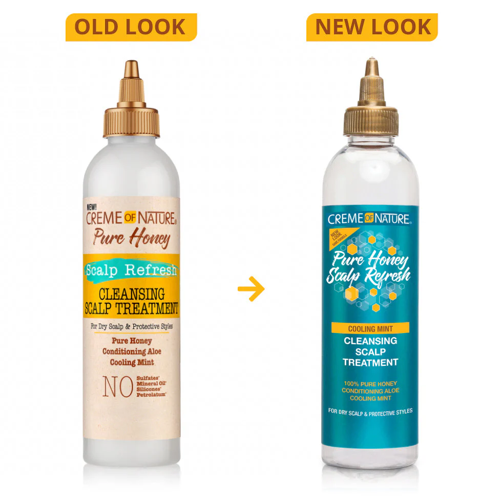 Creme Of Nature Pure Honey Scalp Cleanser 236.5ml | Refresh & Detox Care - Image 2