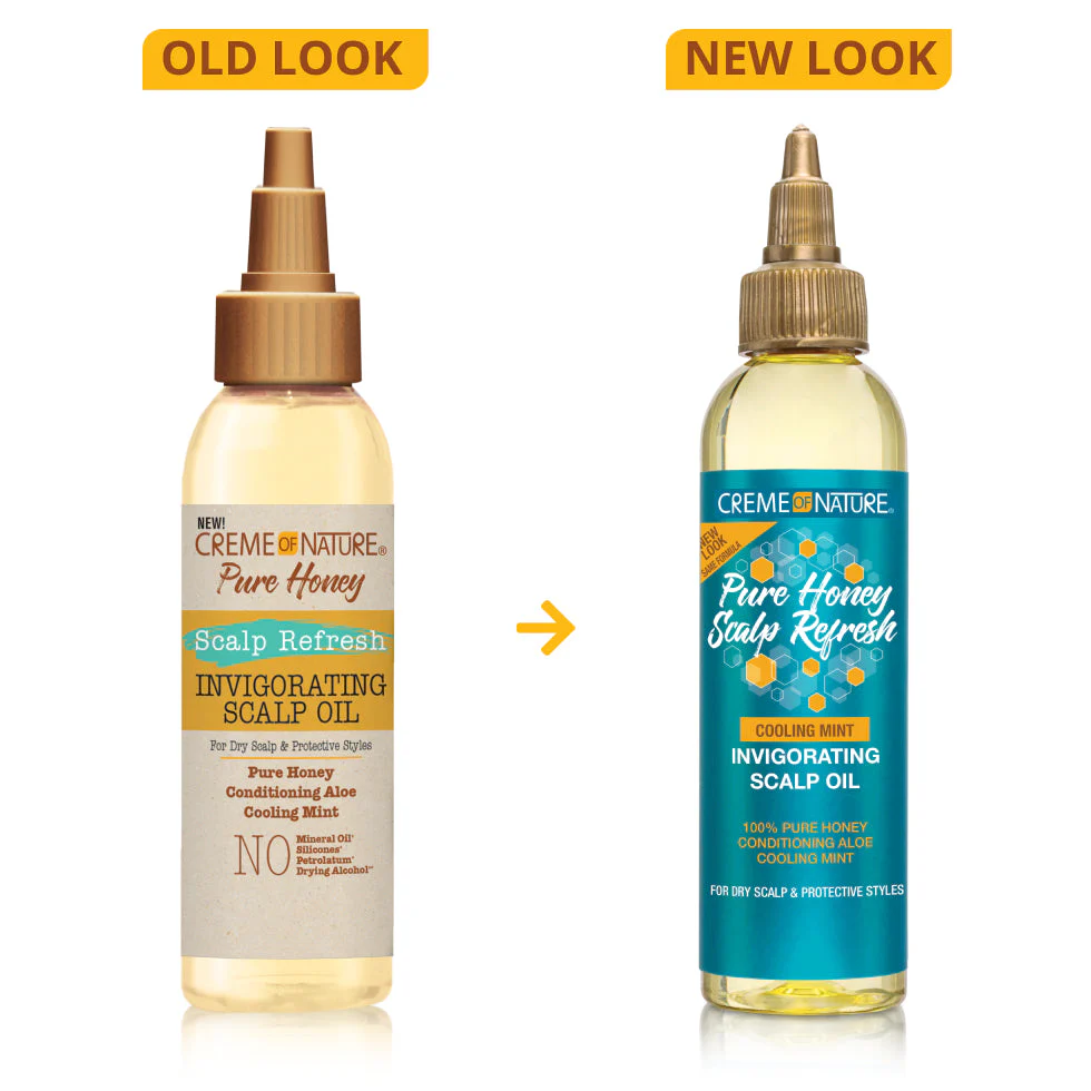 Creme Of Nature Pure Honey Scalp Oil 4oz | Lightweight Moisturizing Scalp Care - Image 2