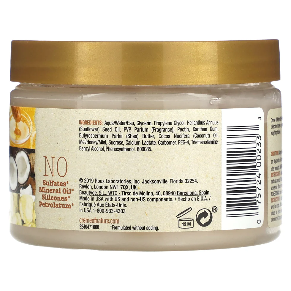 Creme of Nature Twist & Hold Custard 11.5oz | Define Soft Curly Styles - Image 4