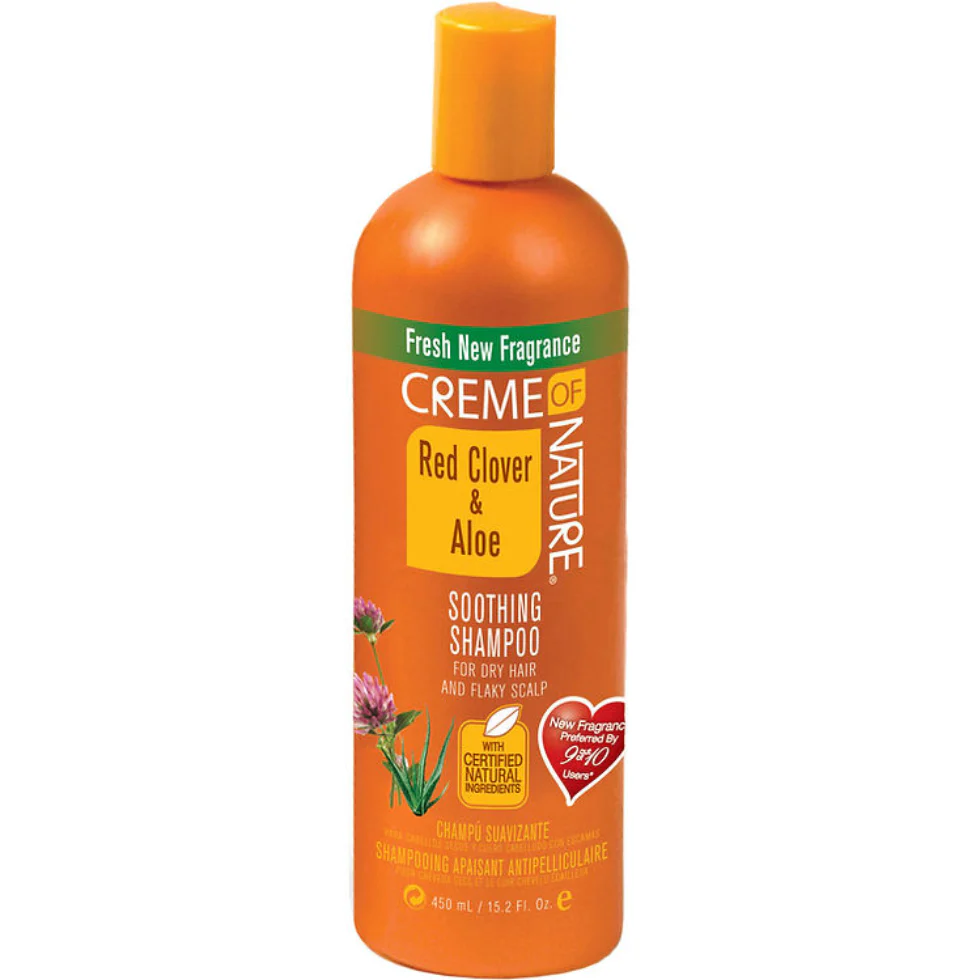 Creme Of Nature Red Clover & Aloe Shampoo 250ml | Soothing Scalp Care