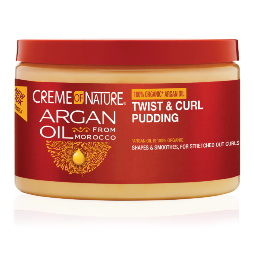 Creme Of Nature Argan Oil Twist & Curl Pudding 326g | Define & Stretch Curls