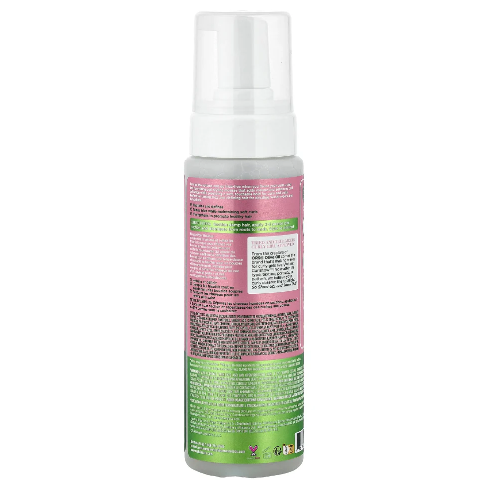 Curl Show Curl Style Mousse 207ml | Soft Hold Volumizing Frizz-Free Curls - Image 2