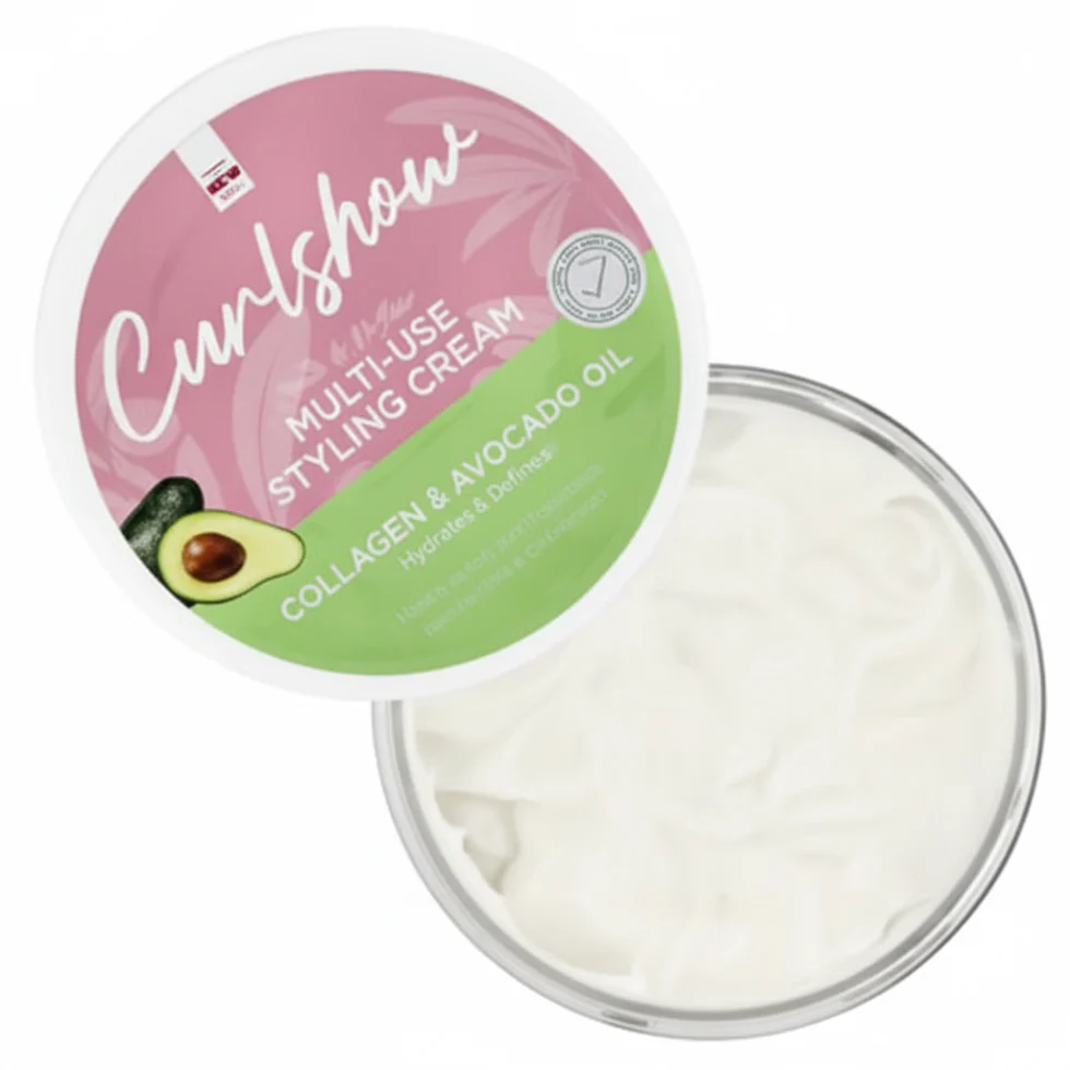 Curl Show Sculpt & Define Styling Cream 340g | High Hold Long Lasting Styles - Image 2