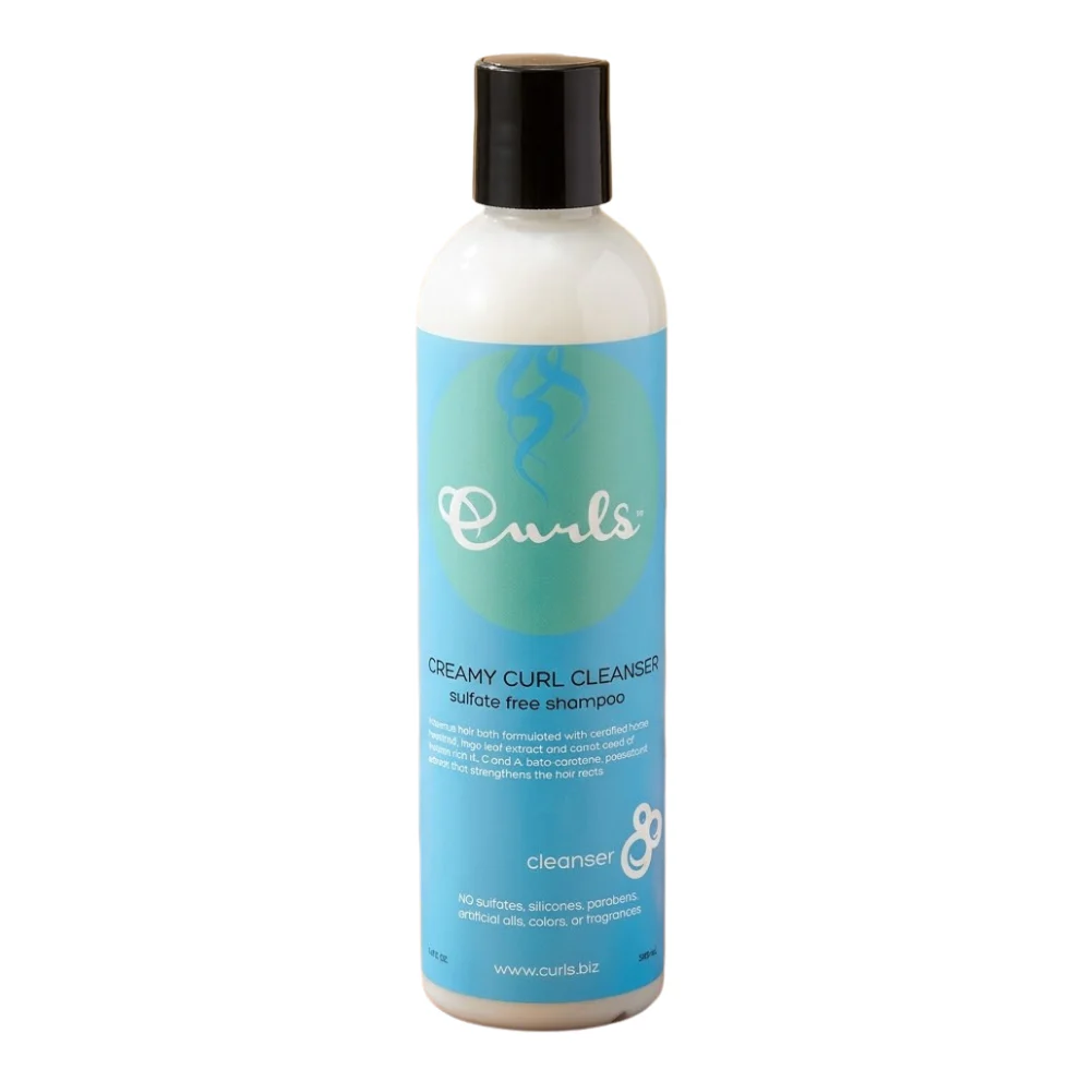 Curls Creamy Curl Cleanser 8oz | Sulfate-Free Hydrating Shampoo