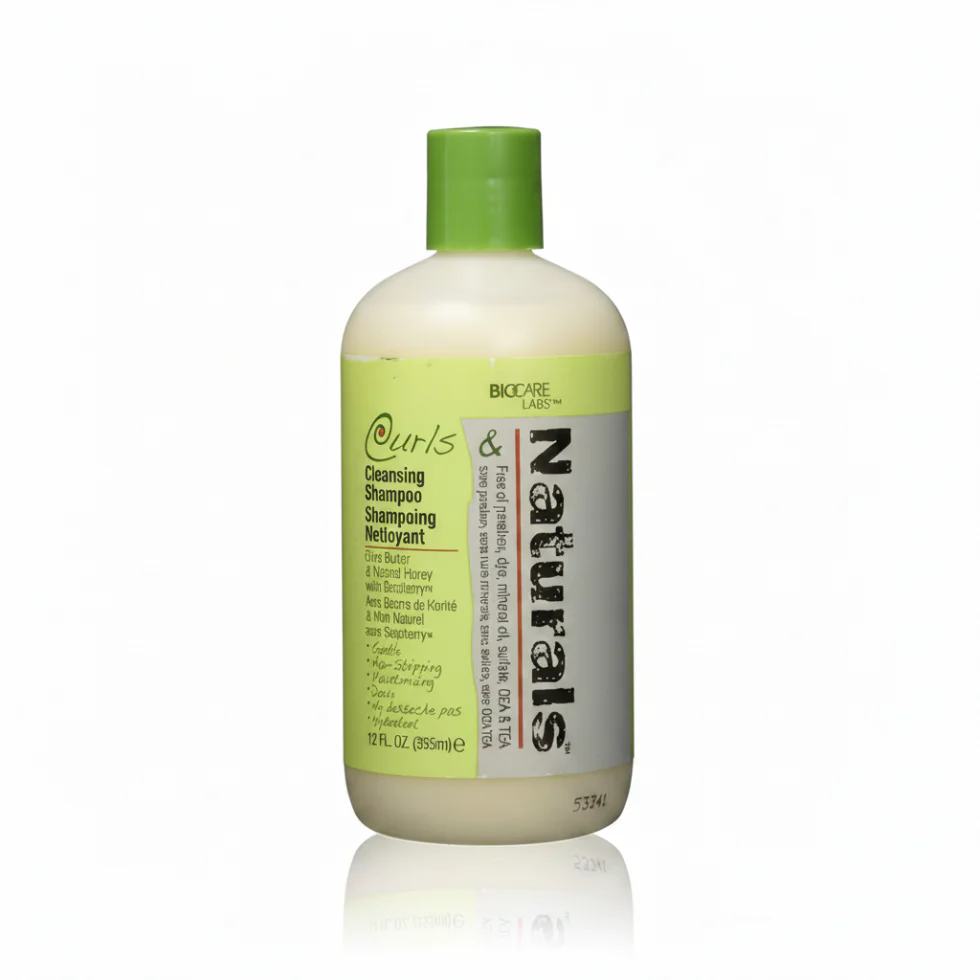 Curls & Naturals Cleansing Shampoo 12oz | Sulfate-Free Curly Hair Cleanser