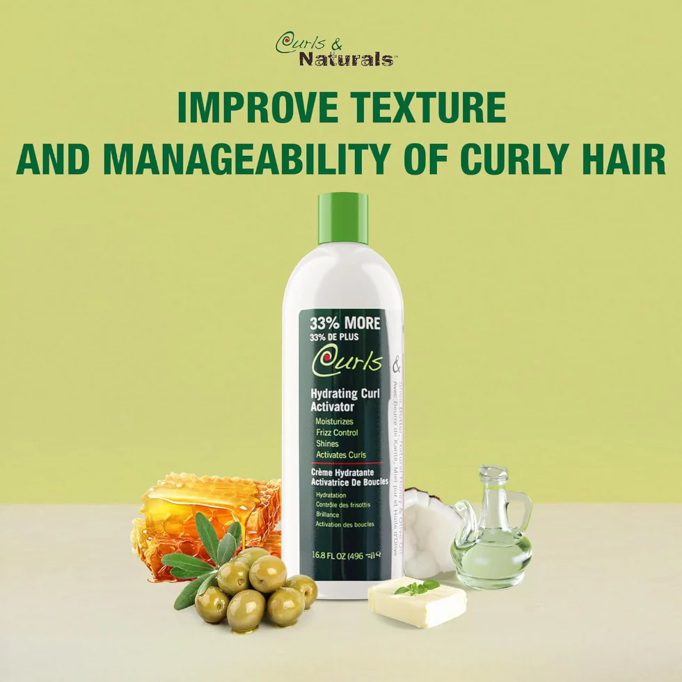 BioCare Hydrating Curl Activator 16.8oz | Define, Moisturize & Frizz Control - Image 5