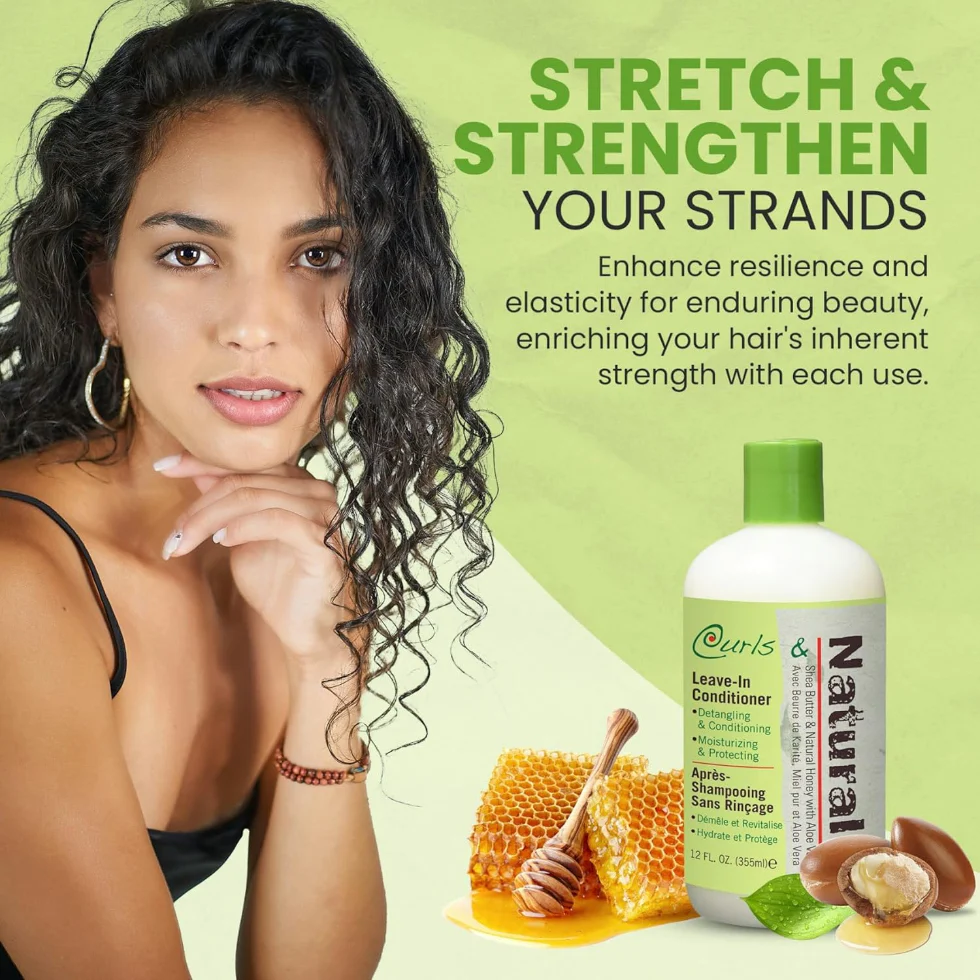 BioCare Leave-In Conditioner 12oz | Hydrate, Detangle & Define Curls - Image 3