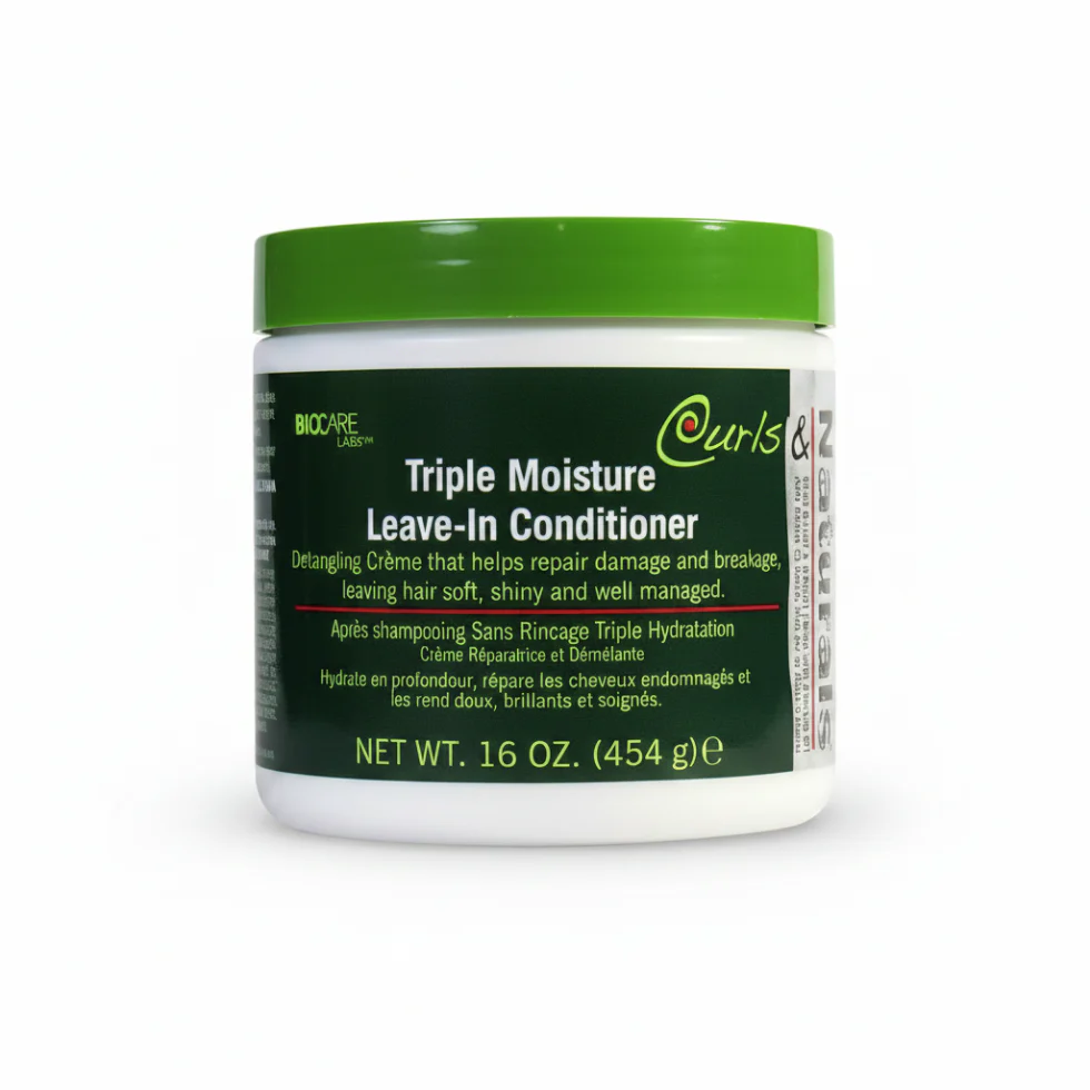 BioCare Triple Moisture Leave-In Conditioner 16oz | Hydrate, Detangle & Shine