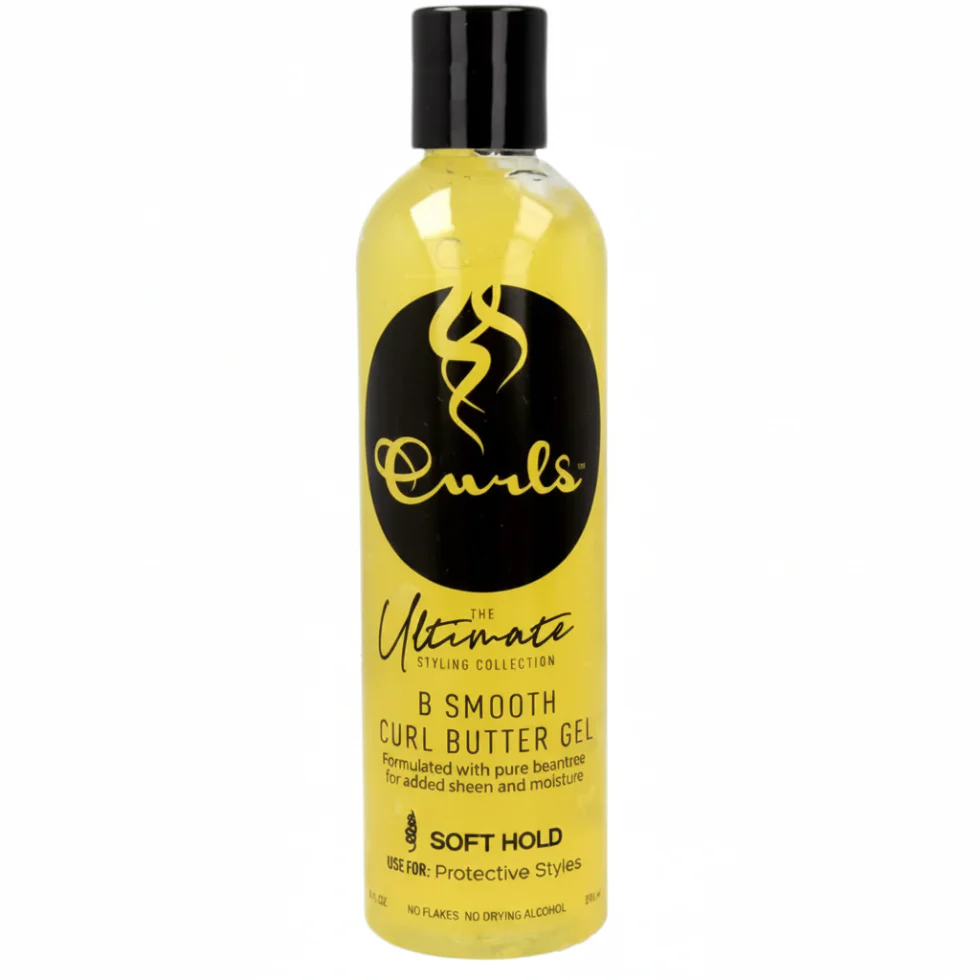 Curls The Ultimate B Smooth Curl Butter Gel 8oz | Soft Hold & Shine