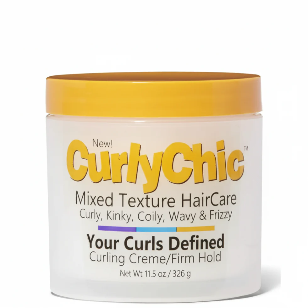 Curly Chic Curly Custard 326g | Hydrate & Define Curls Frizz Control Cream