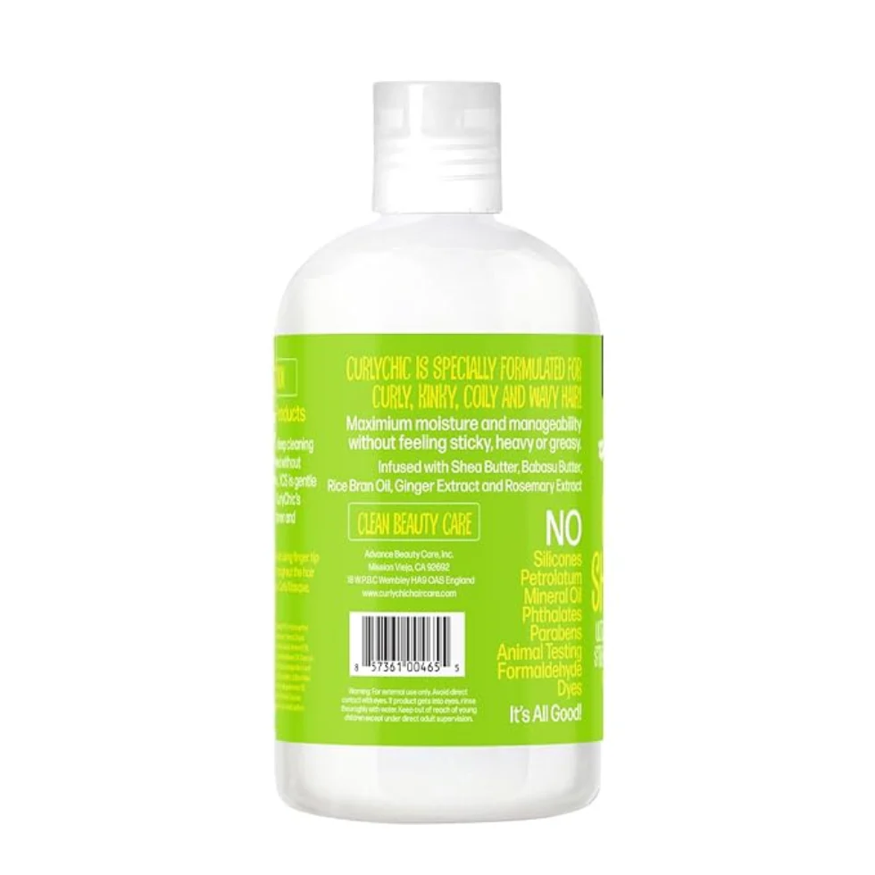 Curly Chic Curly Shampoo 356ml | Sulfate-Free Gentle Curl Cleanse Shampoo - Image 3